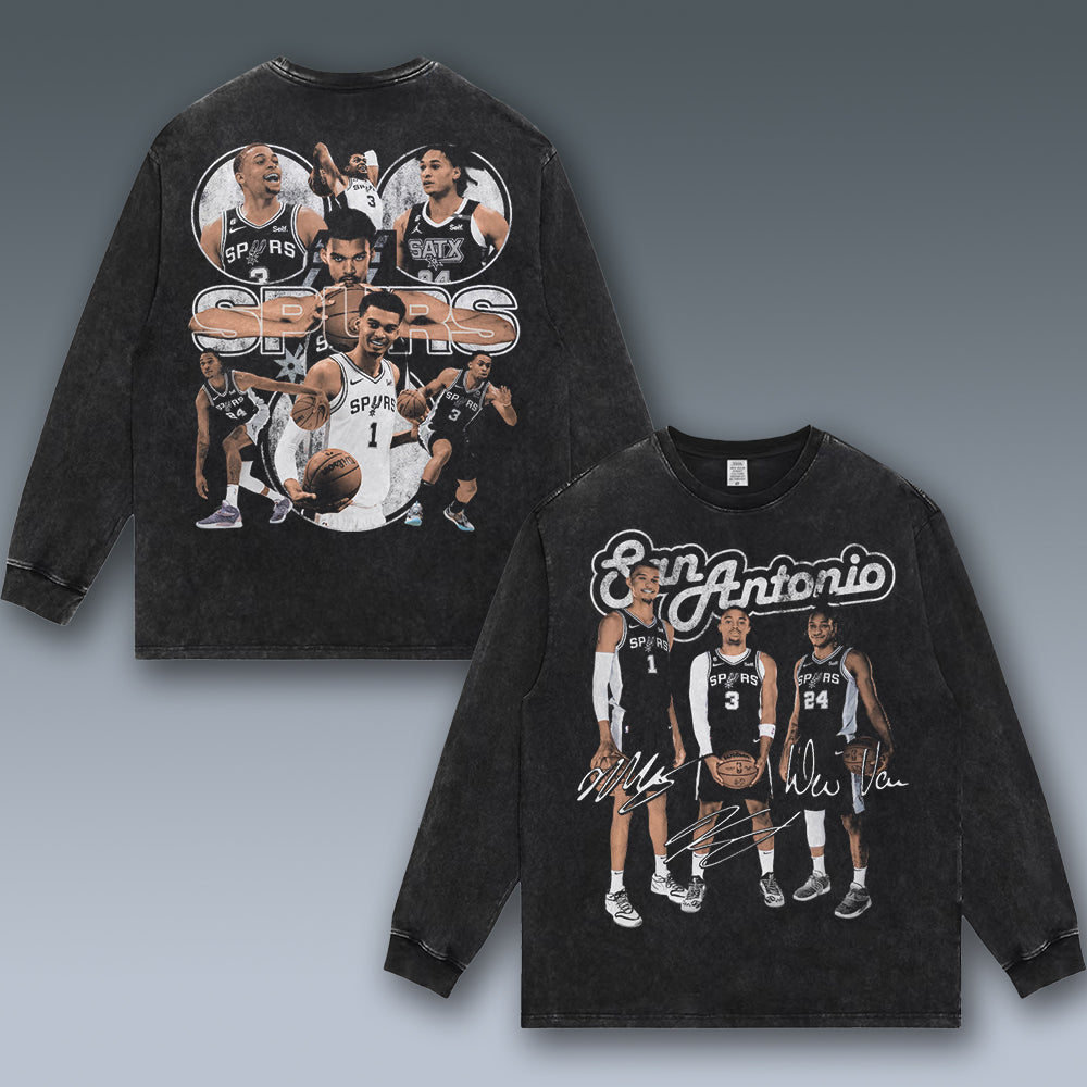 VINTAGE LONG SLEEVE TEE | SAN ANTONIO SPURS