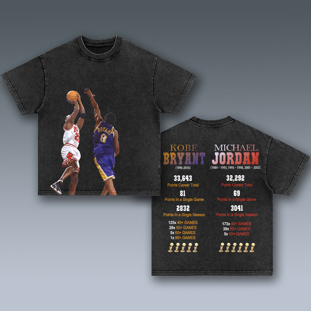 VINTAGE TEE | KOBE VS MICHAEL JORDAN FADEAWAY