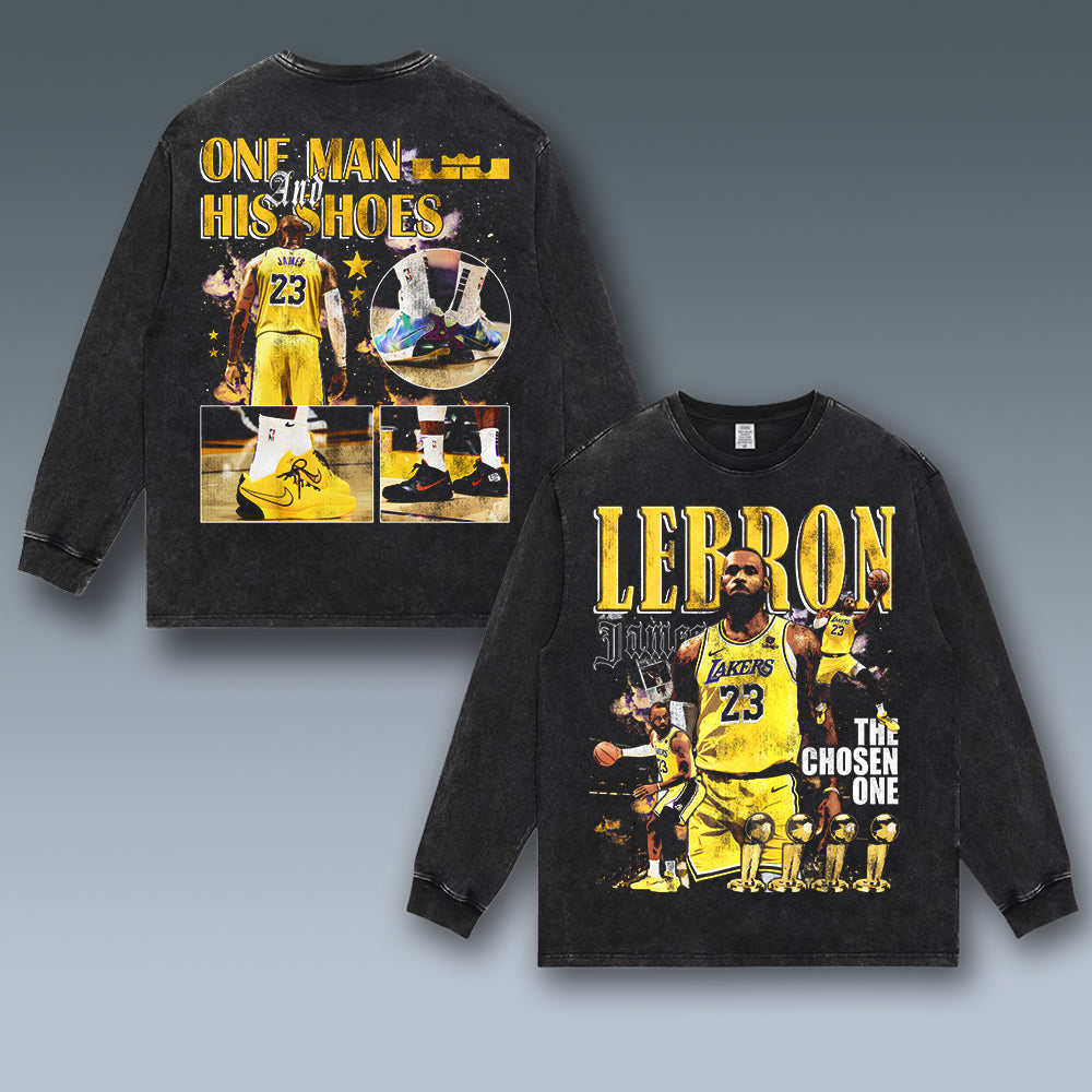 VINTAGE LONG SLEEVE TEE | LEBRON JAMES