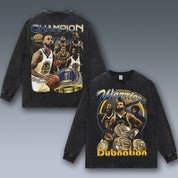 VINTAGE LONG SLEEVE TEE | GOLDEN STATE WARRIOR& STEPHEN CURRY