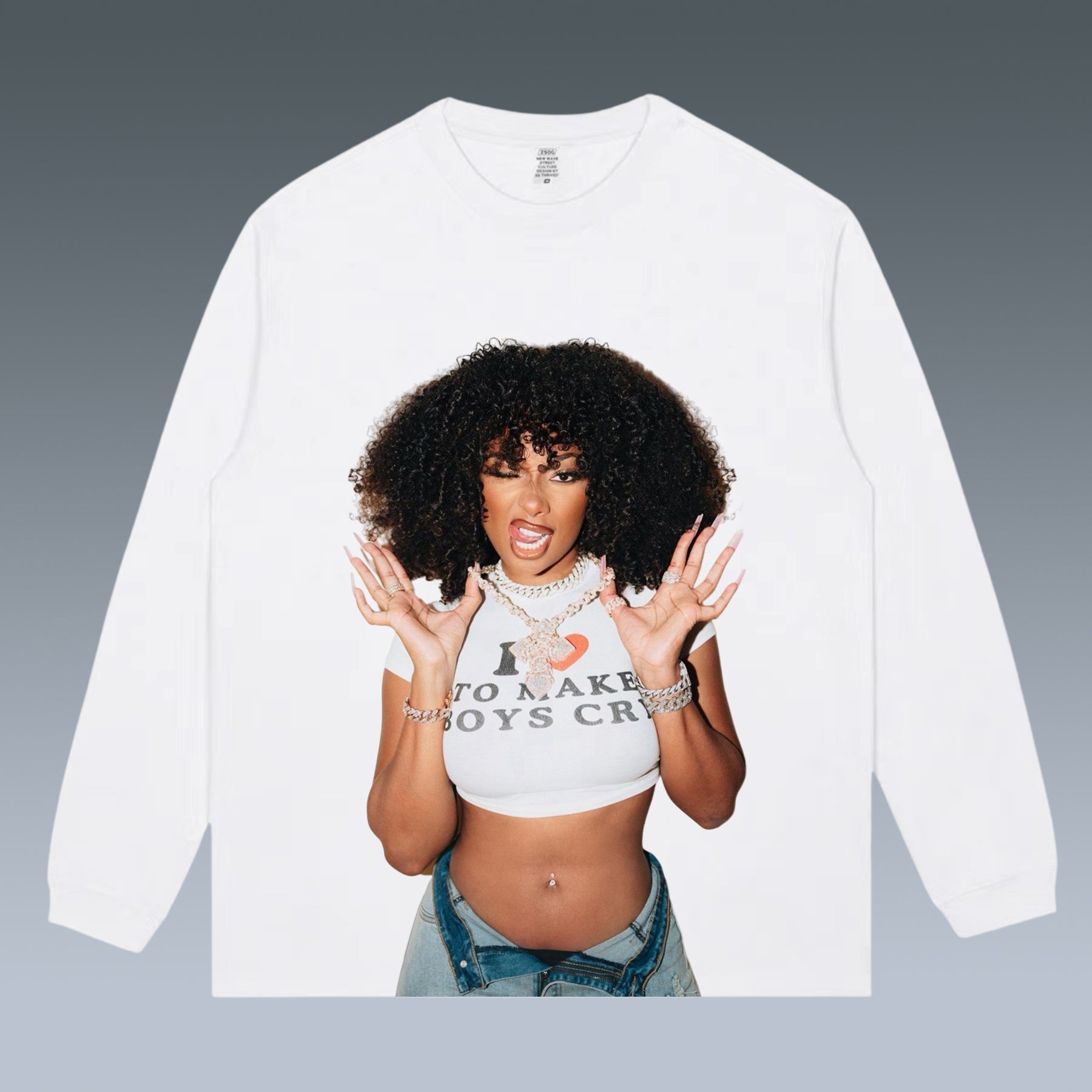 VINTAGE LONG SLEEVE TEE | MEGAN THEE STALLION