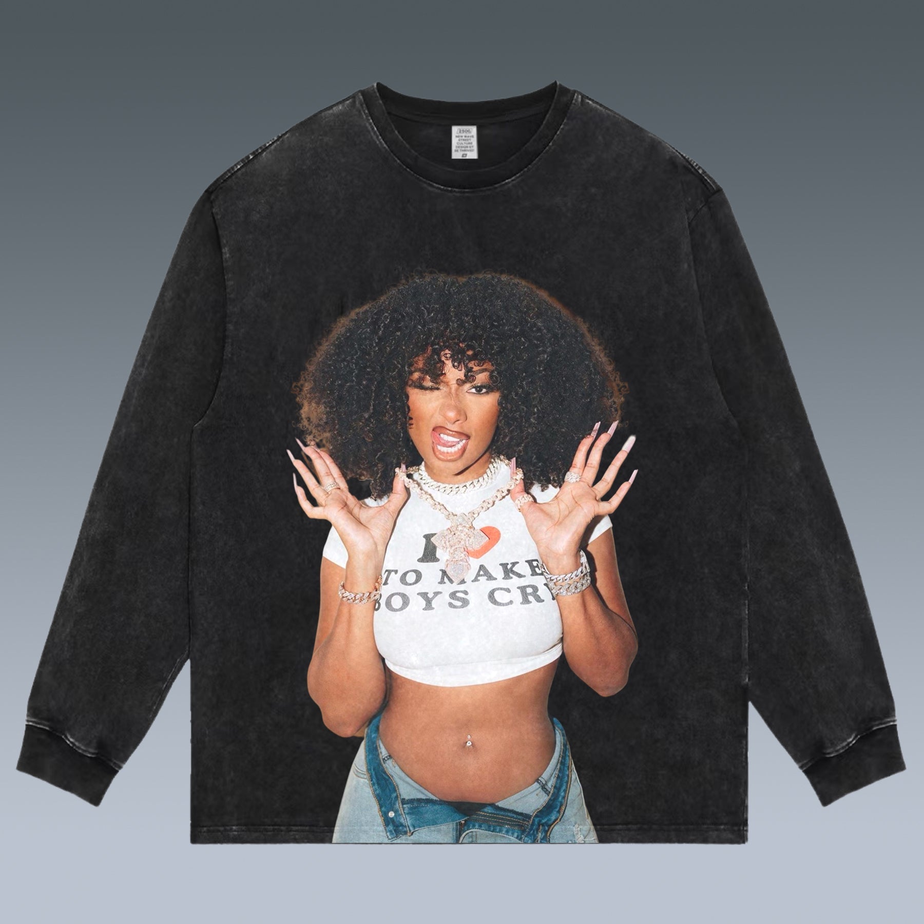 VINTAGE LONG SLEEVE TEE | MEGAN THEE STALLION