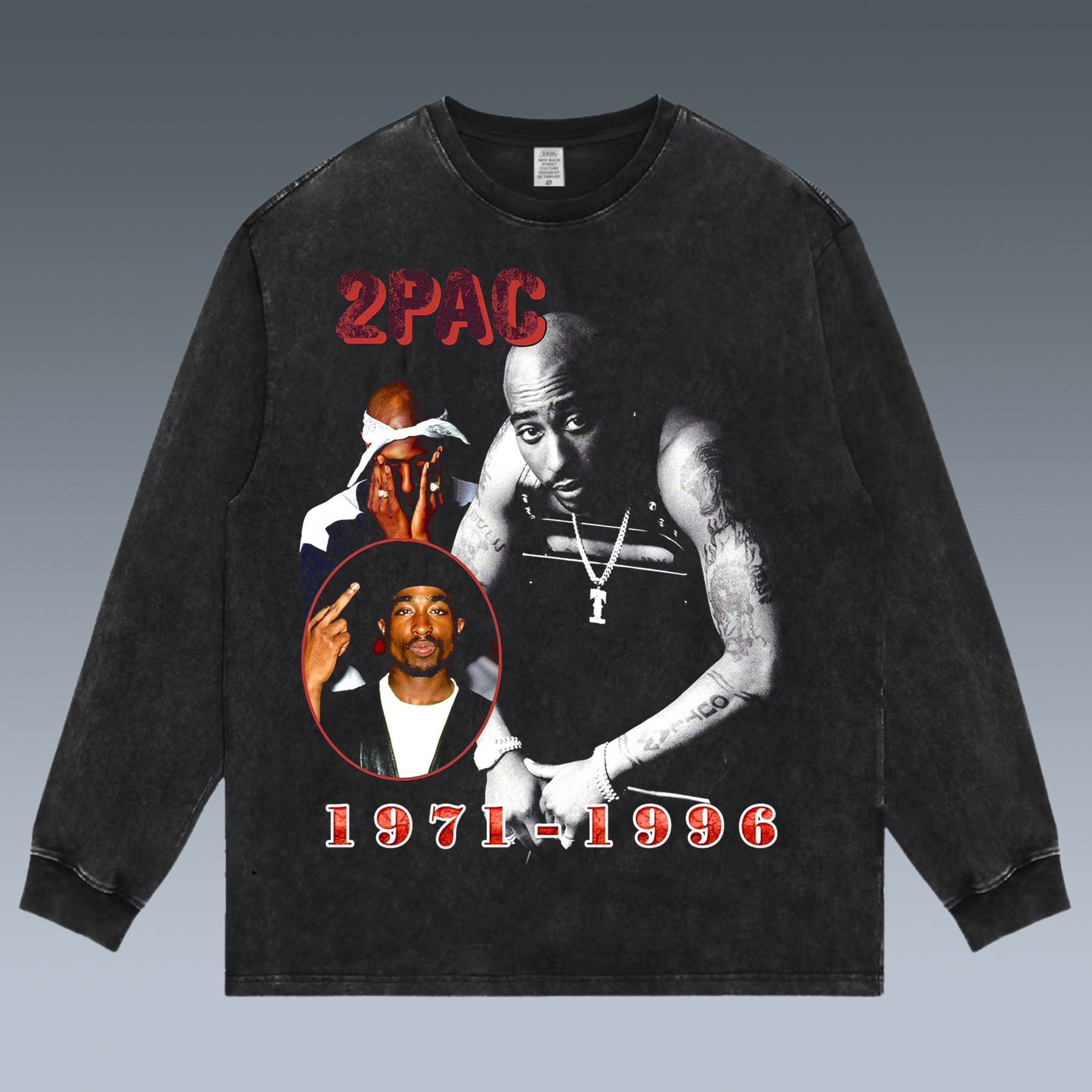 VINTAGE LONG SLEEVE TEE | TUPAC/ 2PAC