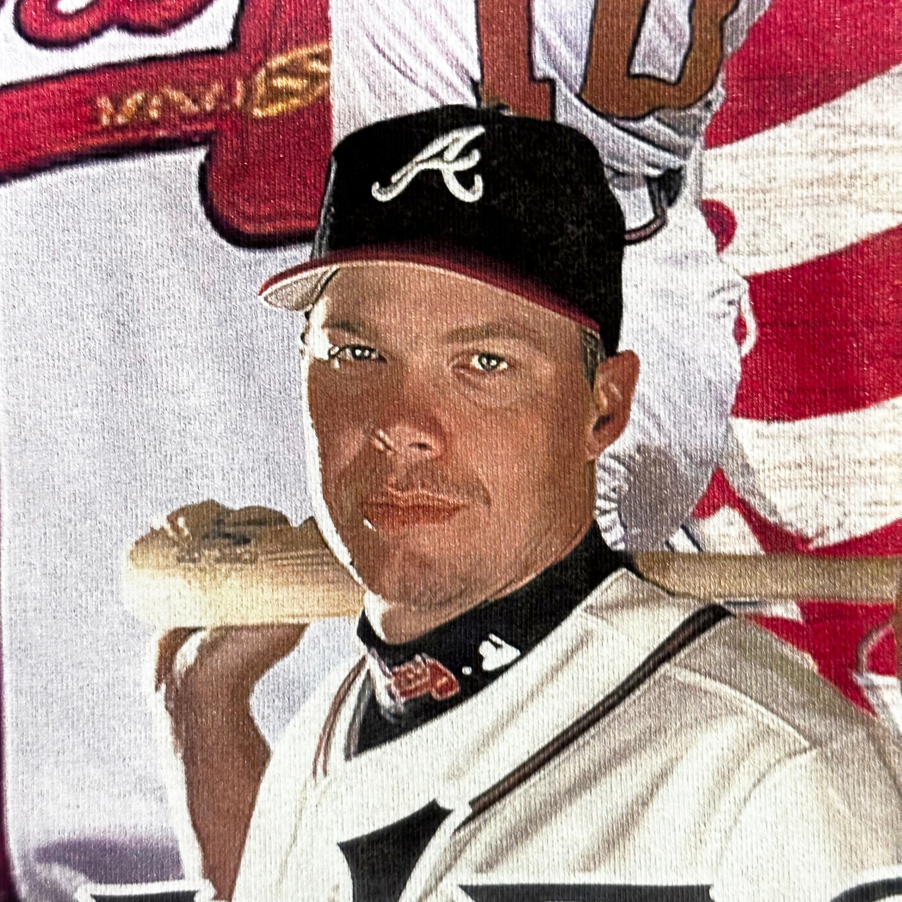 VINTAGE TEE |  CHIPPER JONES& ATLANTA BRAVES