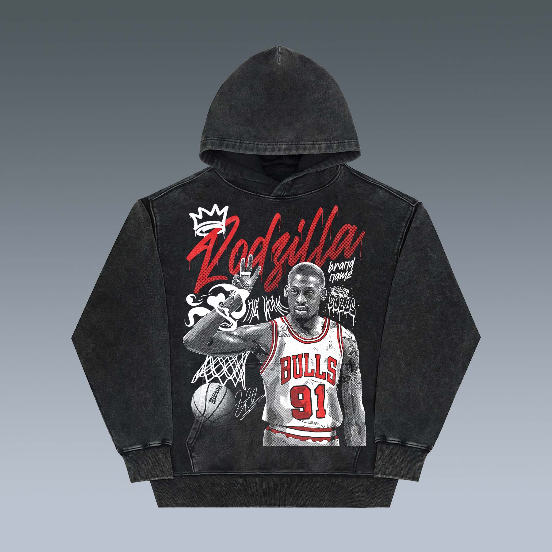 VINTAGE HOODIES | DENNIS RODMAN