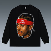 VINTAGE LONG SLEEVE TEE | THE ANSWER& ALLEN IVERSON/ AI