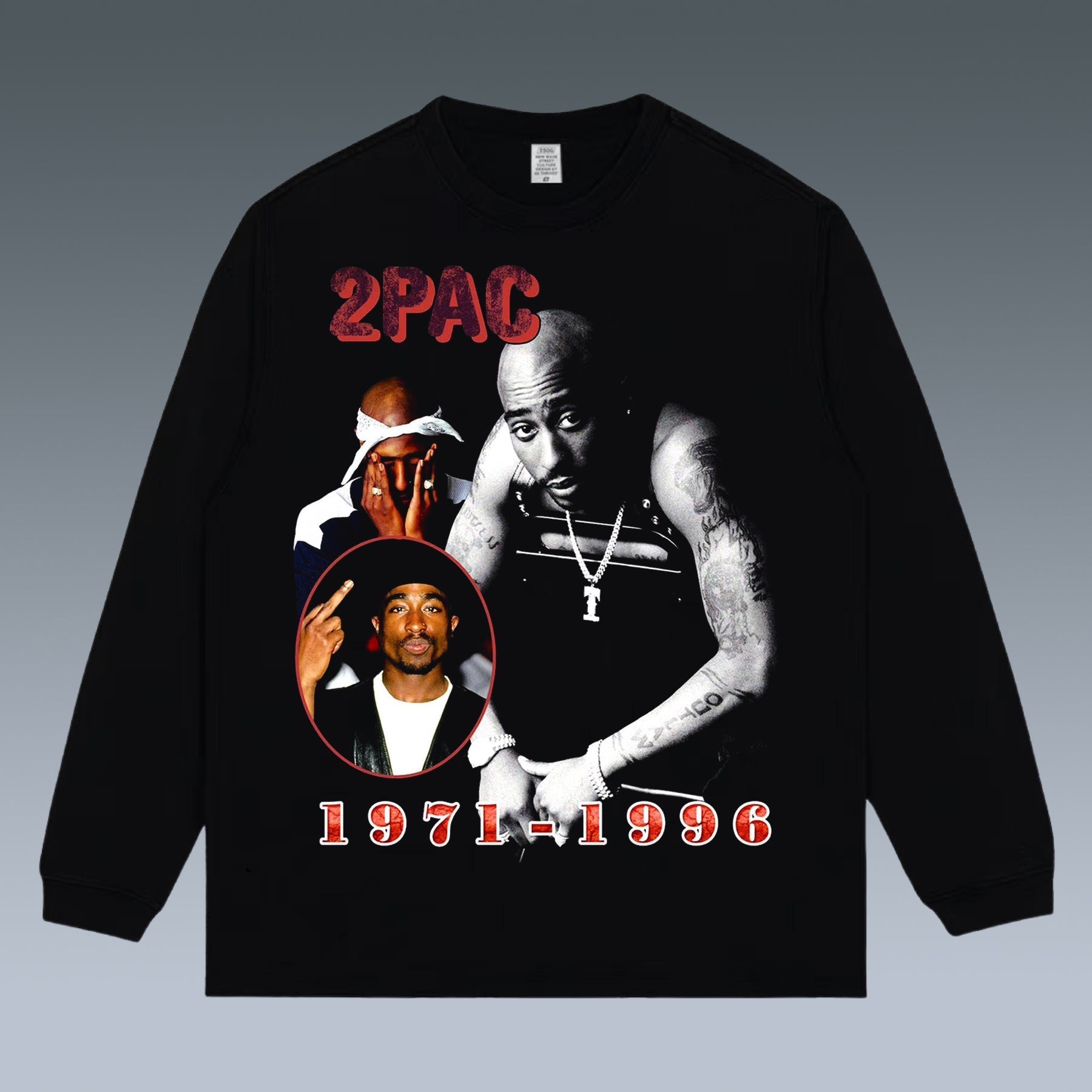 VINTAGE LONG SLEEVE TEE | TUPAC/ 2PAC