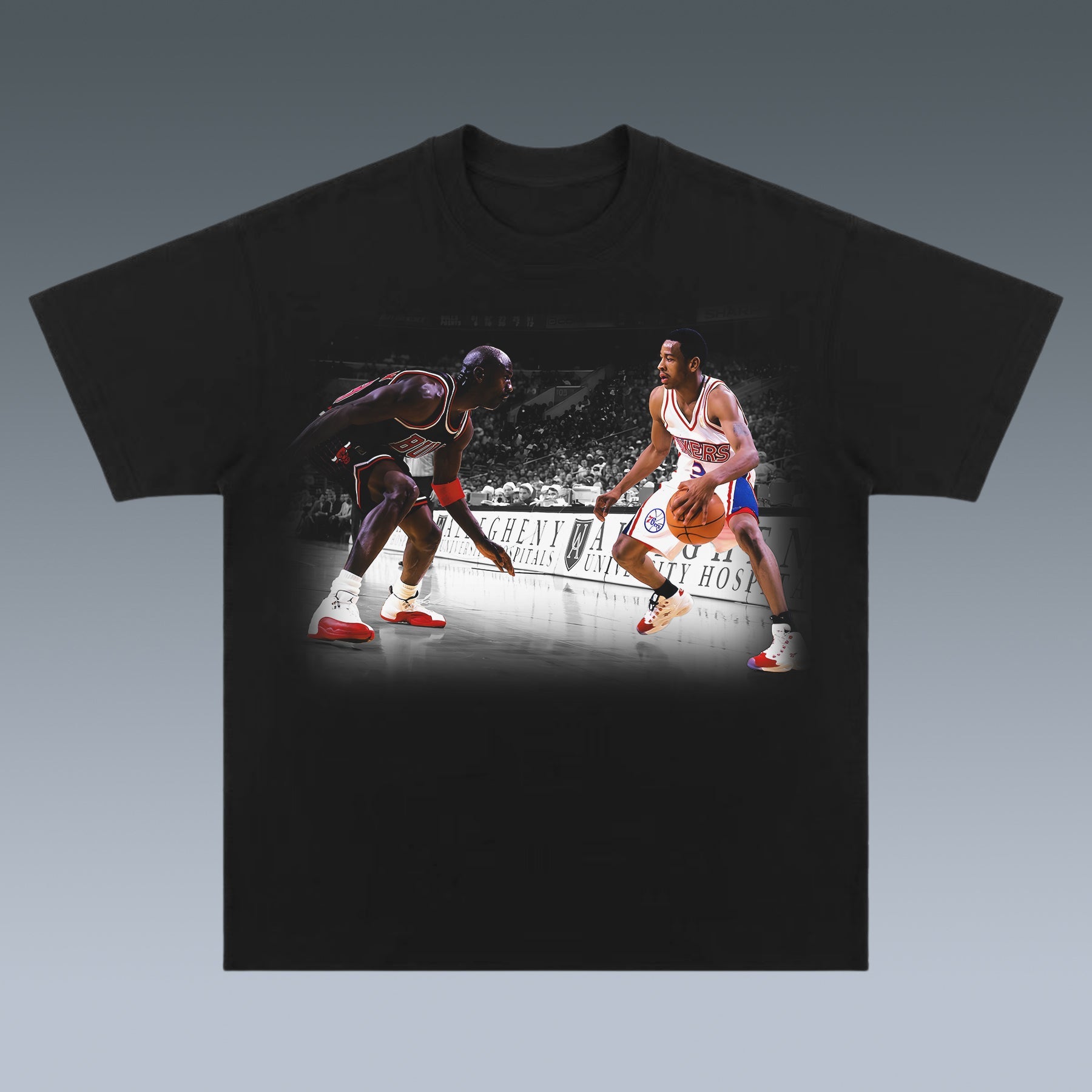 VINTAGE TEE | IVERSON VS JORDAN