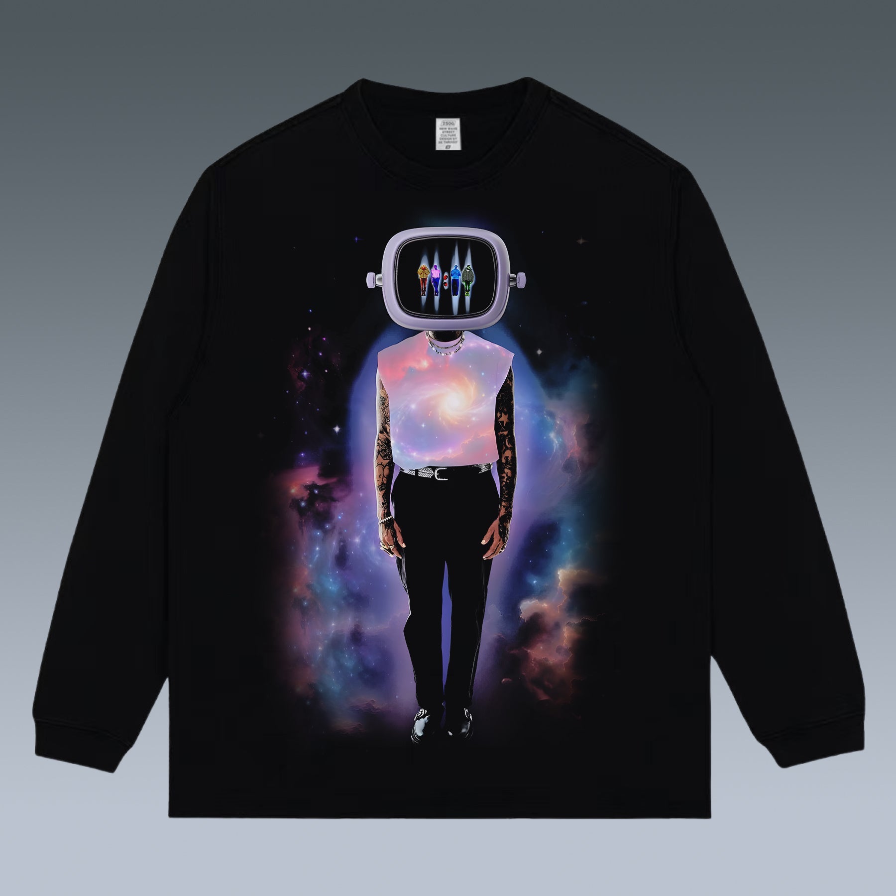 VINTAGE LONG SLEEVE TEE | CHRIS BROWN