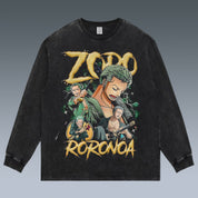 VINTAGE LONG SLEEVE TEE | RORONOA ZORO