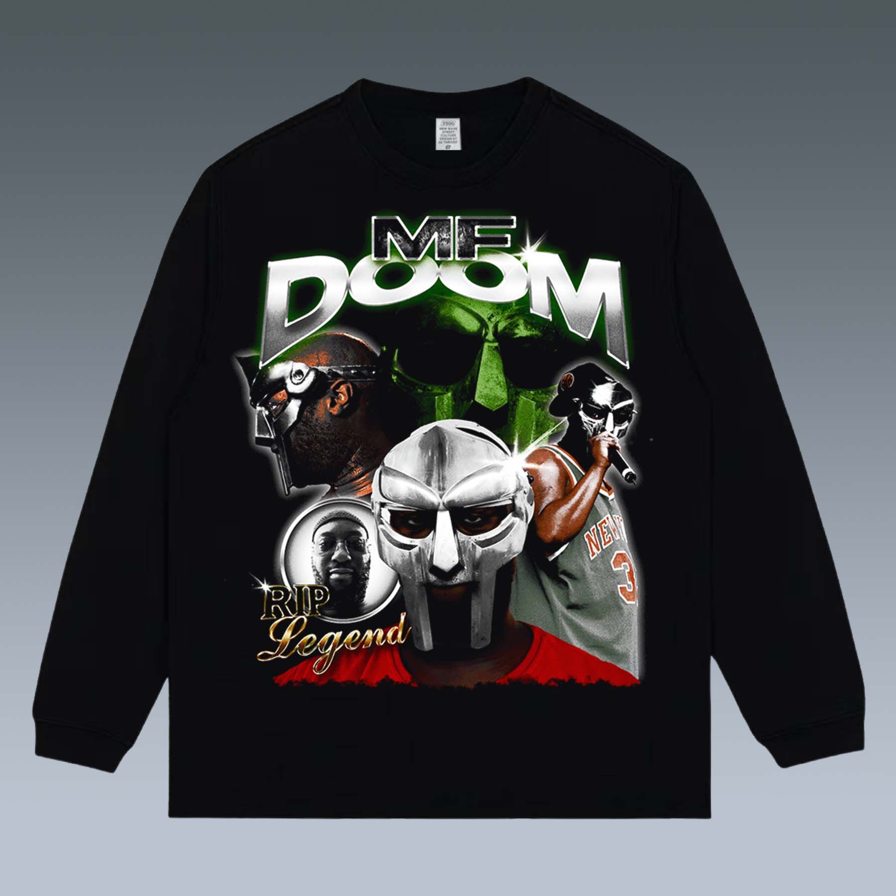 VINTAGE LONG SLEEVE TEE | MF DOOM