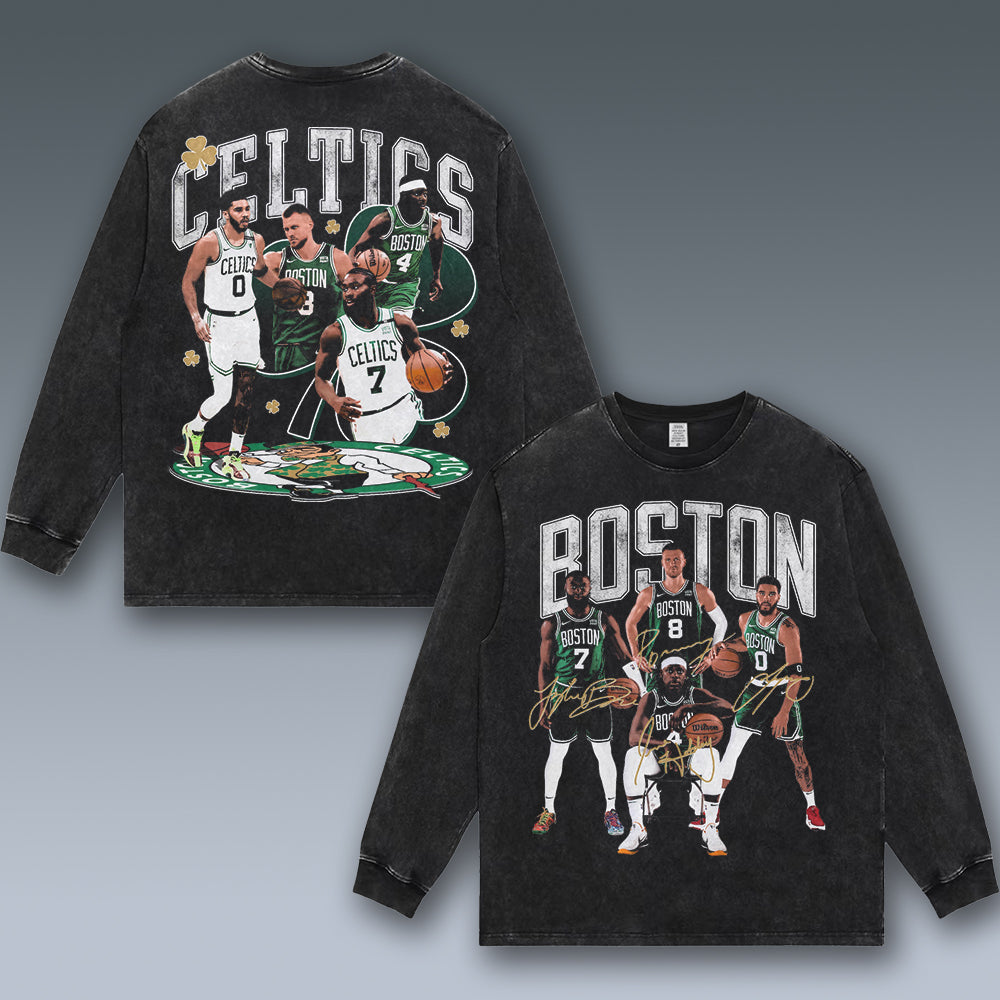 VINTAGE LONG SLEEVE TEE | CELTICS