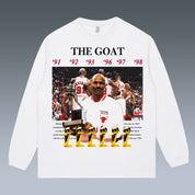 VINTAGE LONG SLEEVE TEE | MICHAEL JORDAN- THE GOAT