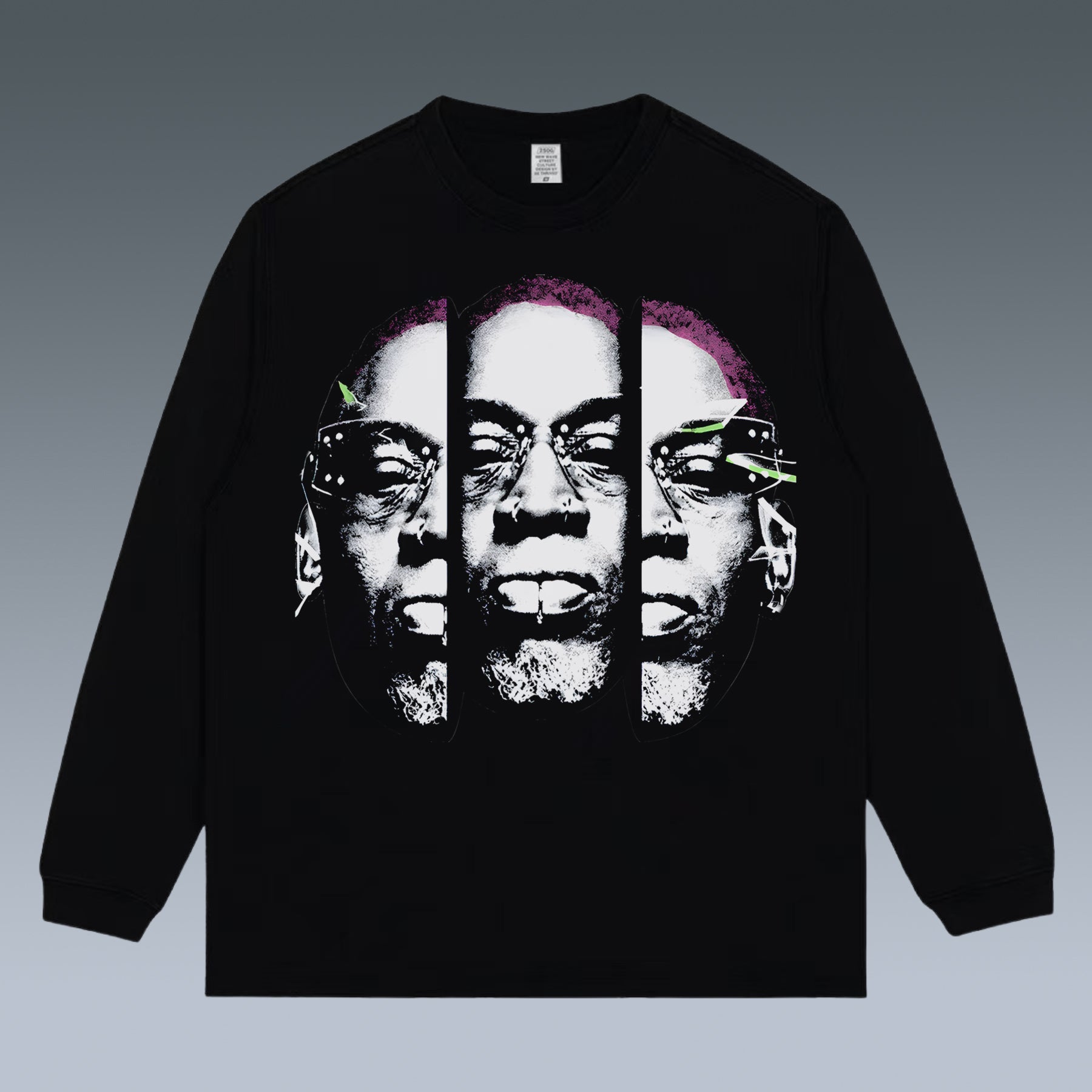 VINTAGE LONG SLEEVE TEE | DENNIS RODMAN 4.4-2