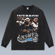 VINTAGE LONG SLEEVE TEE | ALLEN IVERSON& AI& ANSWER