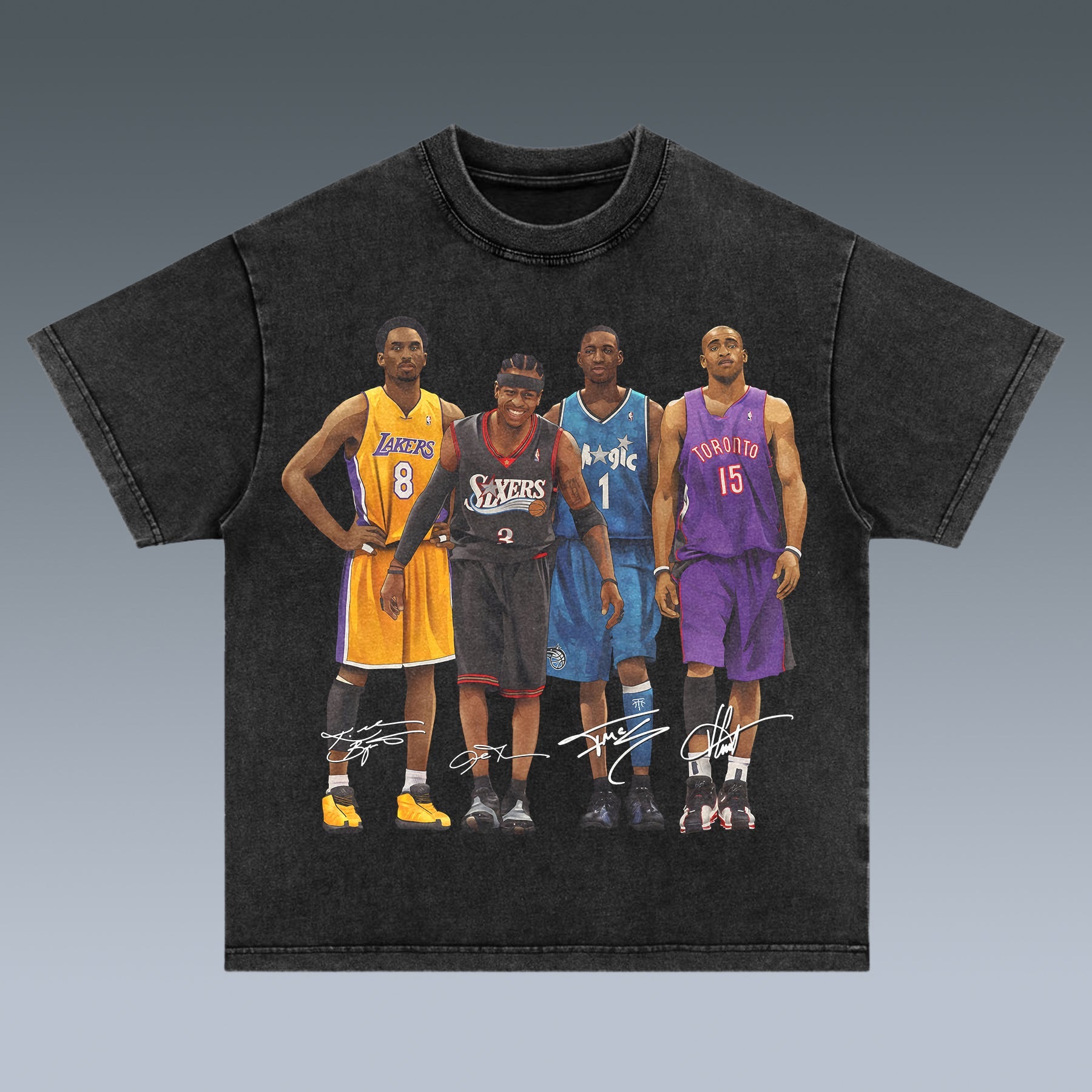 VINTAGE TEE | KOBE-IVERSON-TMAC-VINCE CARTER