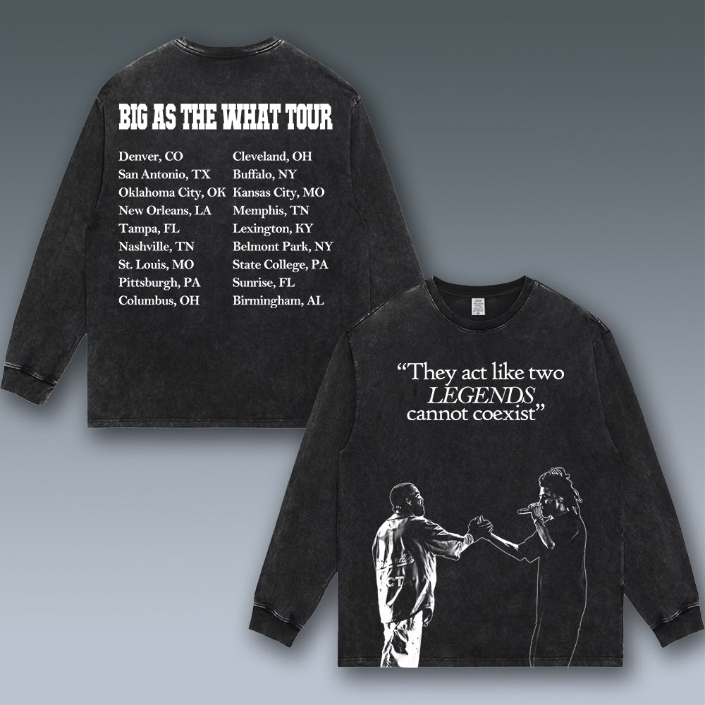 VINTAGE LONG SLEEVE TEE | DRAKE AND J COLE