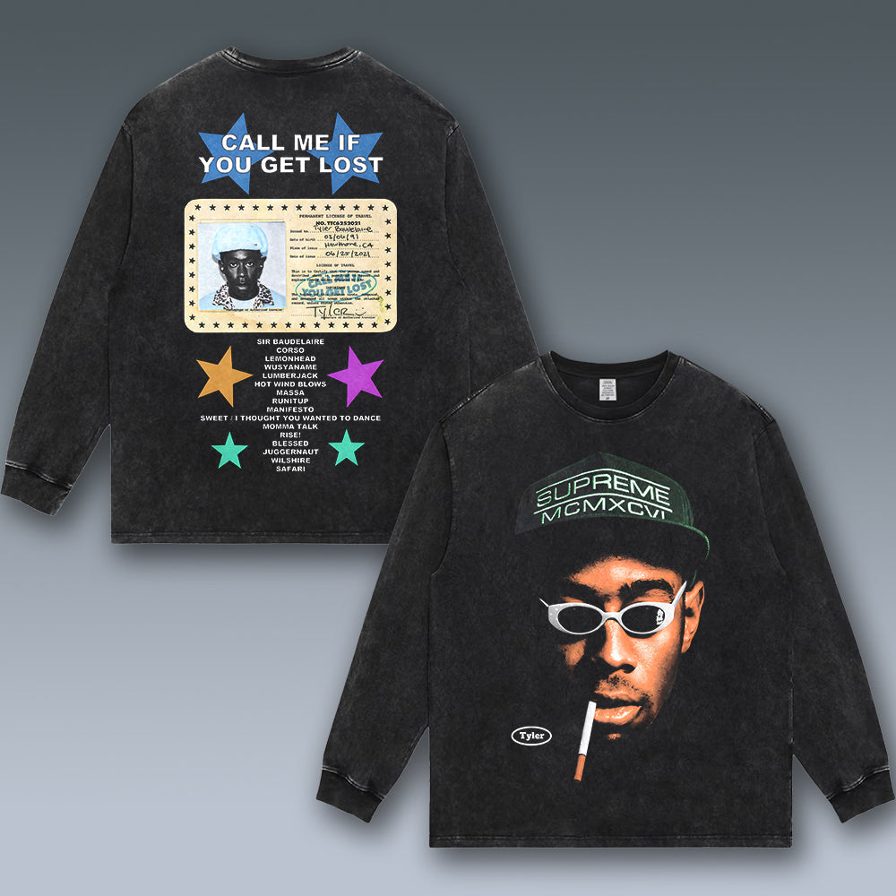 VINTAGE LONG SLEEVE TEE |  TYLER THE CREATOR 4.24