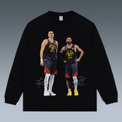 VINTAGE LONG SLEEVE TEE | DENVER NUGGETS-JAMAL MURRAY&JOKIC