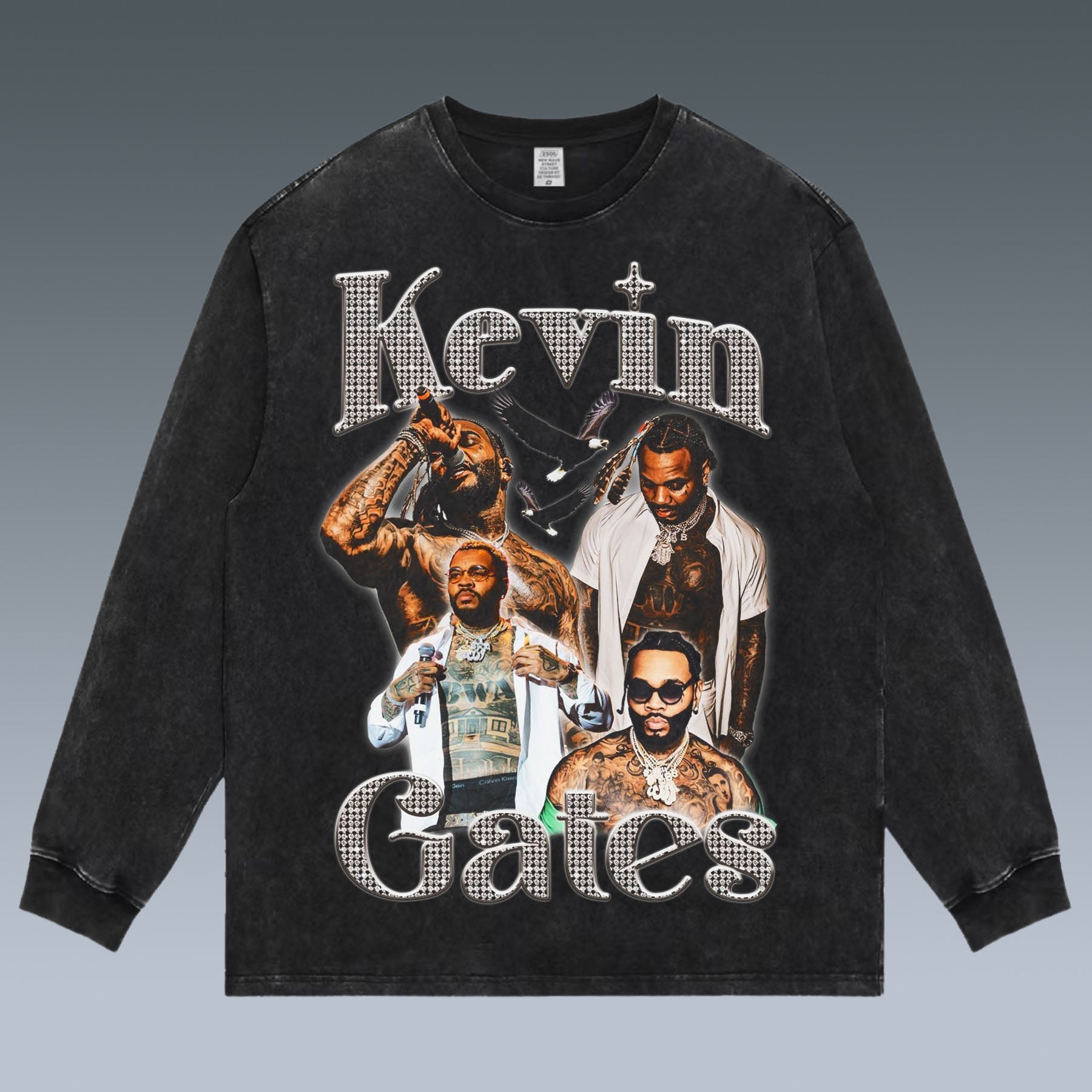 VINTAGE LONG SLEEVE TEE | KEVIN GATES