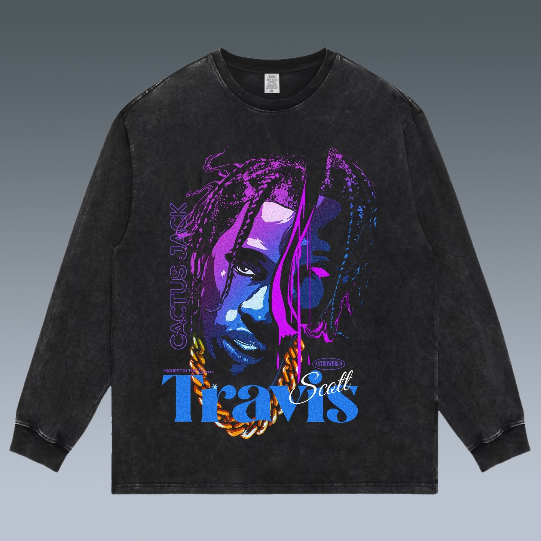 VINTAGE LONG SLEEVE TEE | TRAVIS SCOTT