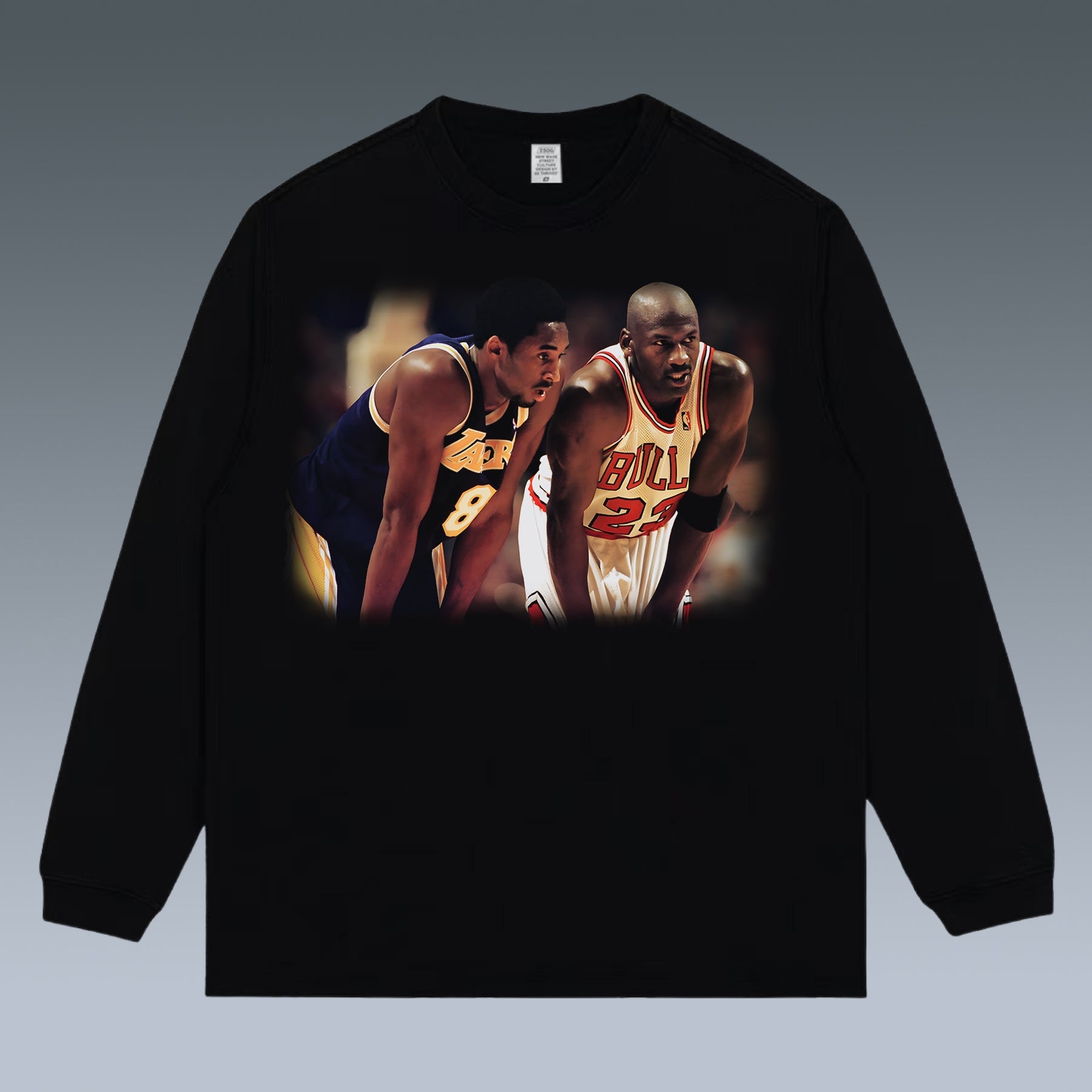 VINTAGE LONG SLEEVE TEE | KOBE & JORDAN