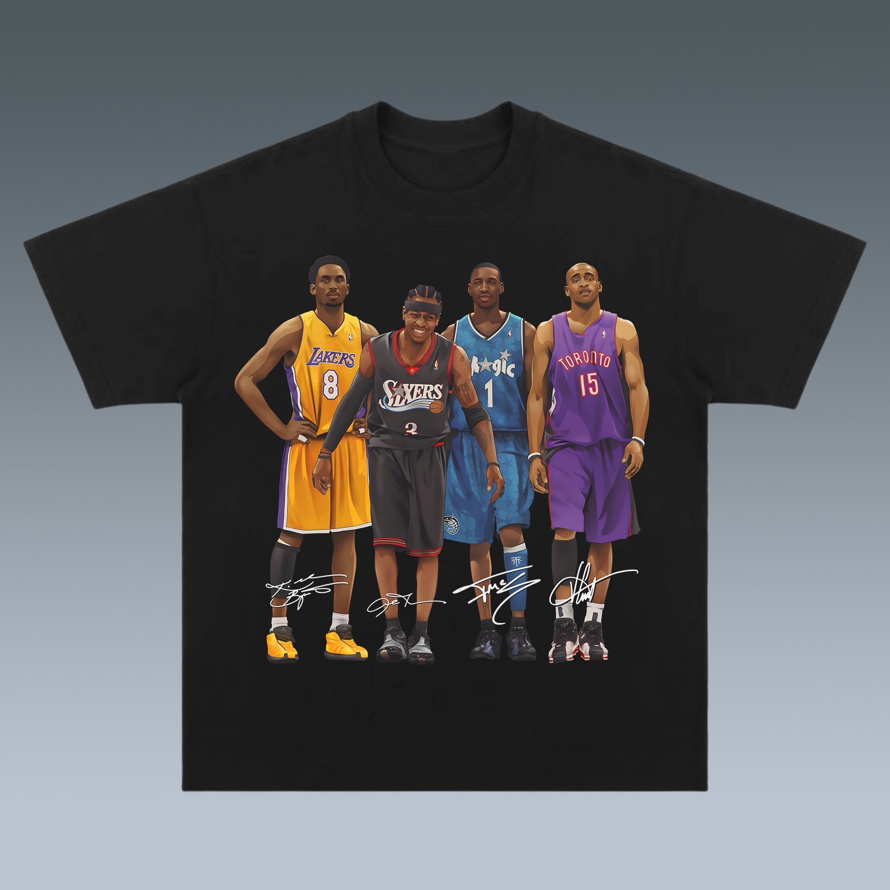 VINTAGE TEE | KOBE-IVERSON-TMAC-VINCE CARTER