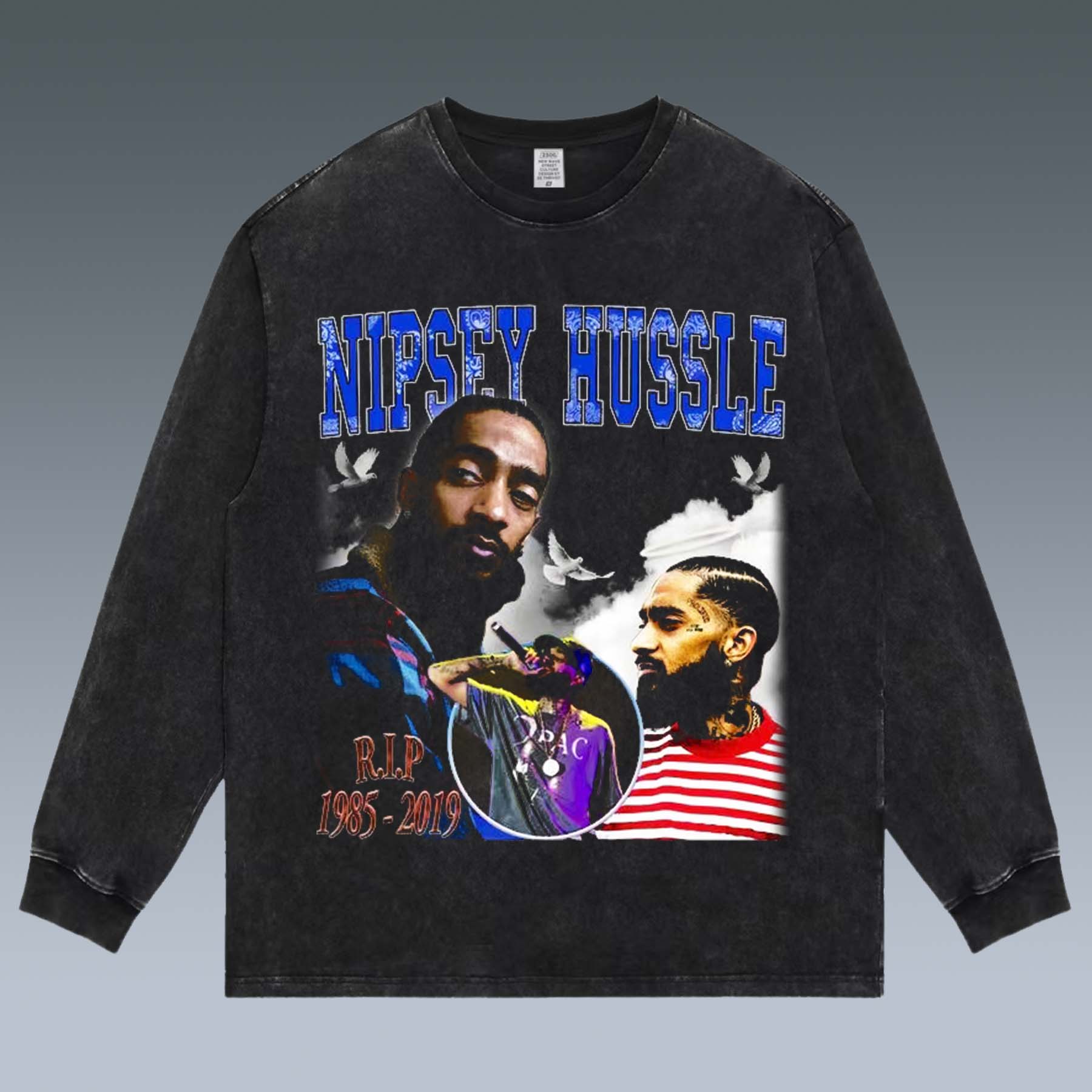 VINTAGE LONG SLEEVE TEE | NIPSEY HUSSLE