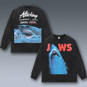 VINTAGE LONG SLEEVE TEE |  JAWS