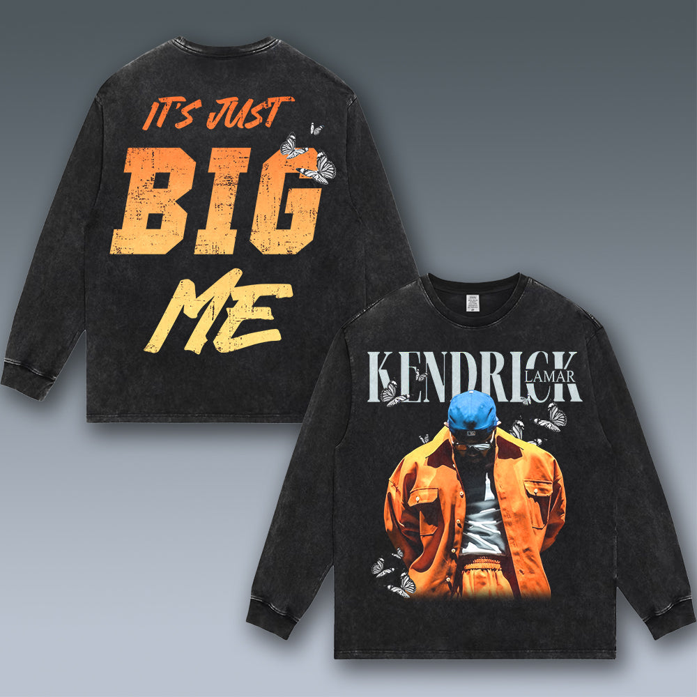 VINTAGE LONG SLEEVE TEE | KENDRICK LAMAR- IT'S JUST BIG ME