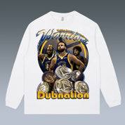 VINTAGE LONG SLEEVE TEE | GOLDEN STATE WARRIOR& STEPHEN CURRY