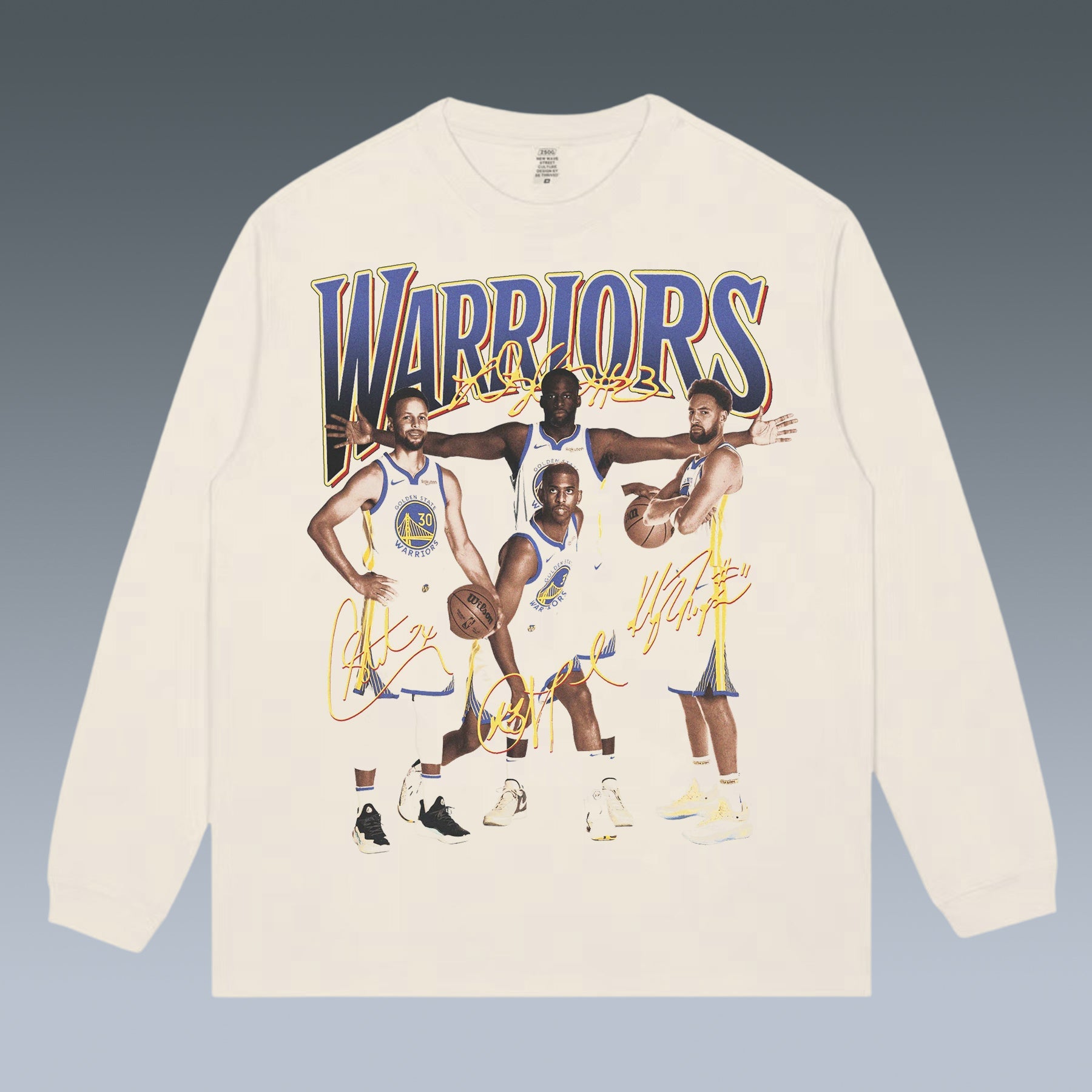 VINTAGE LONG SLEEVE TEE | WARRIORS