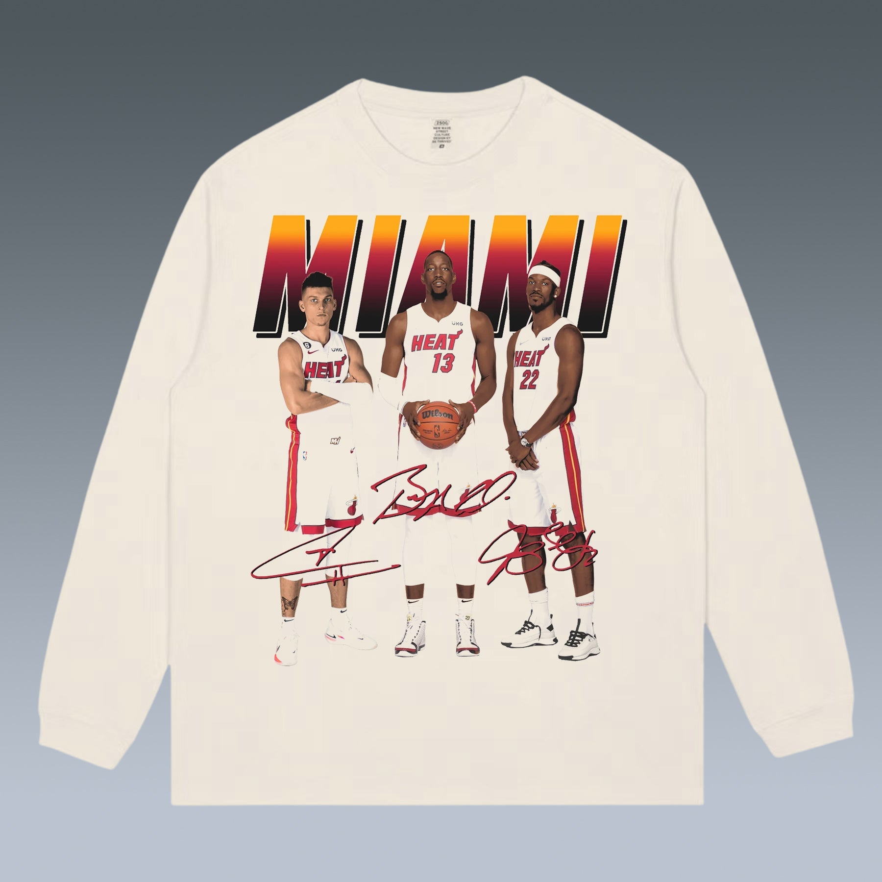 VINTAGE LONG SLEEVE TEE | MIAMI HEAT