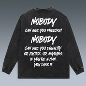 VINTAGE LONG SLEEVE TEE | MALCOLM X