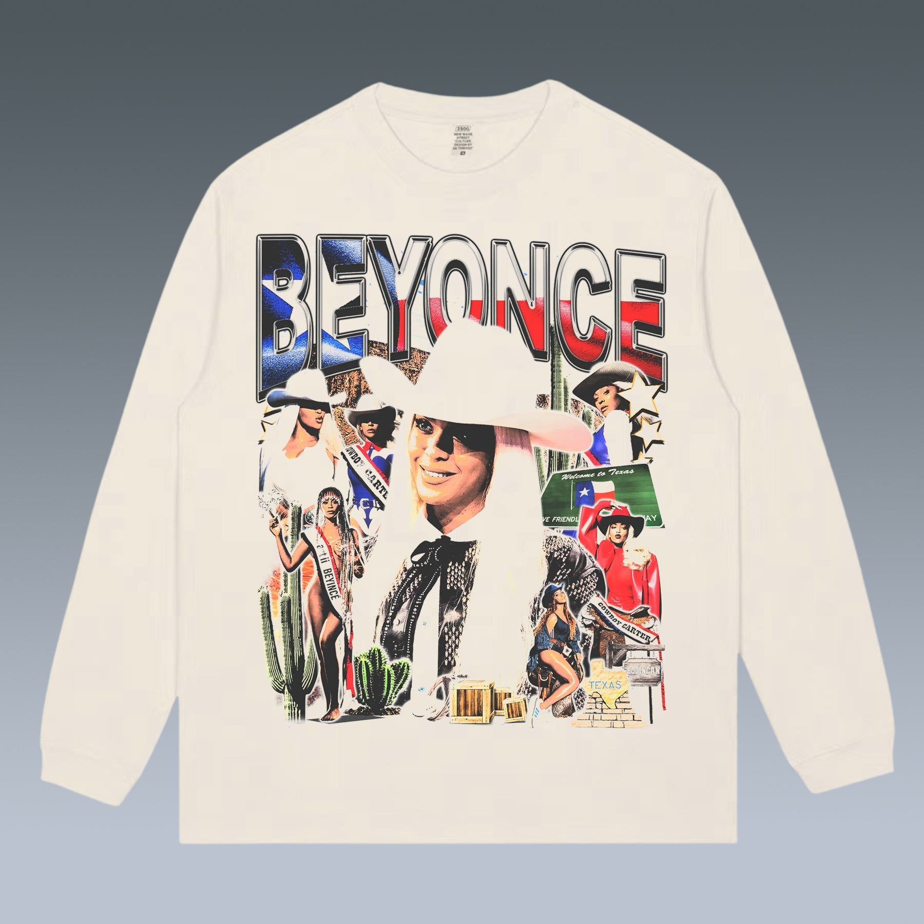 VINTAGE LONG SLEEVE TEE | BEYONCE 4.17