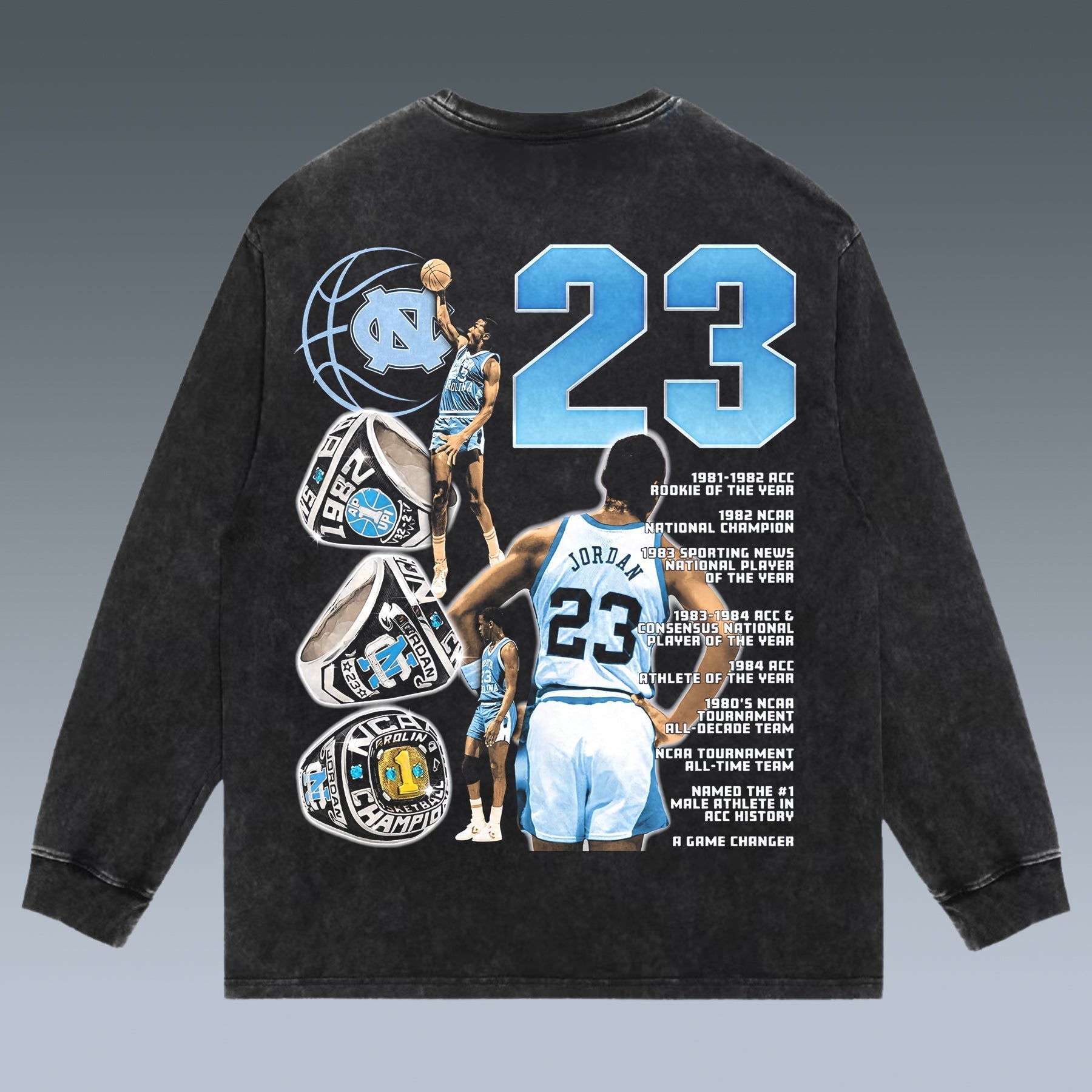 VINTAGE LONG SLEEVE TEE | MICHAEL JORDAN