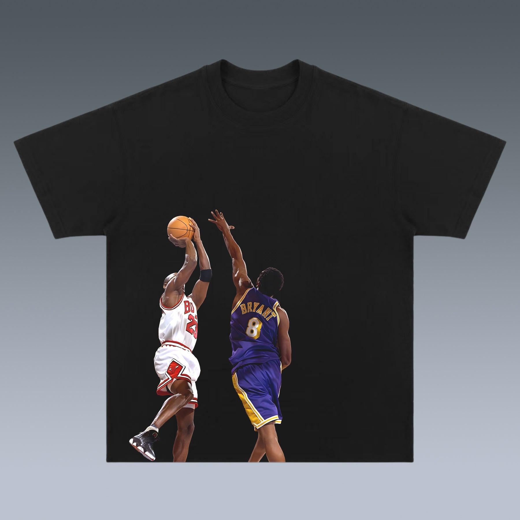 VINTAGE TEE | KOBE VS MICHAEL JORDAN FADEAWAY