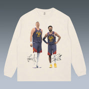 VINTAGE LONG SLEEVE TEE | DENVER NUGGETS-JAMAL MURRAY&JOKIC