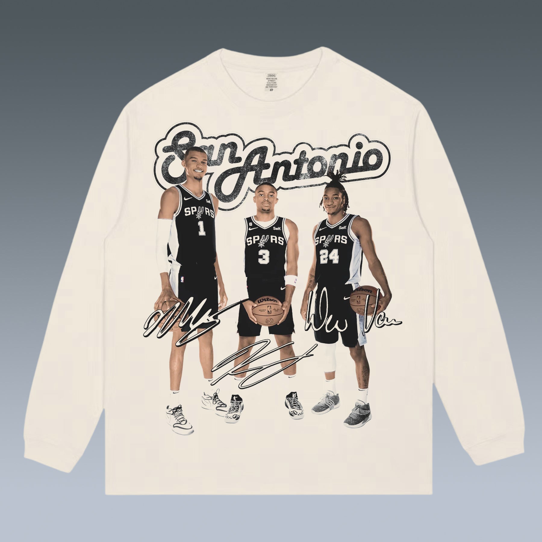 VINTAGE LONG SLEEVE TEE | SAN ANTONIO SPURS