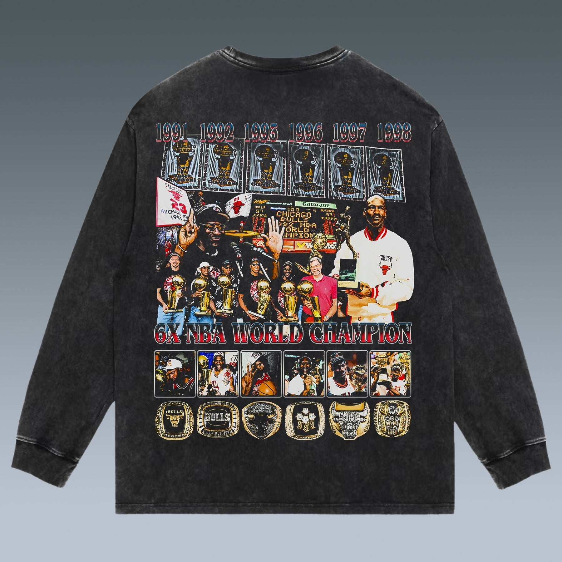 VINTAGE LONG SLEEVE TEE | MICHAEL JORDAN