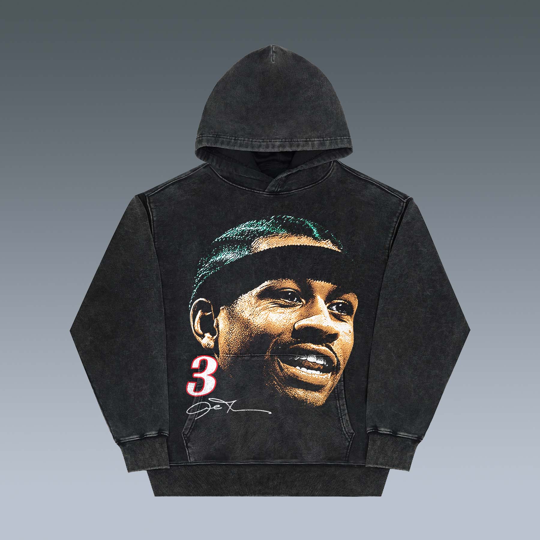 VINTAGE HOODIES | ALLEN IVERSON-AI-THE ANSWER