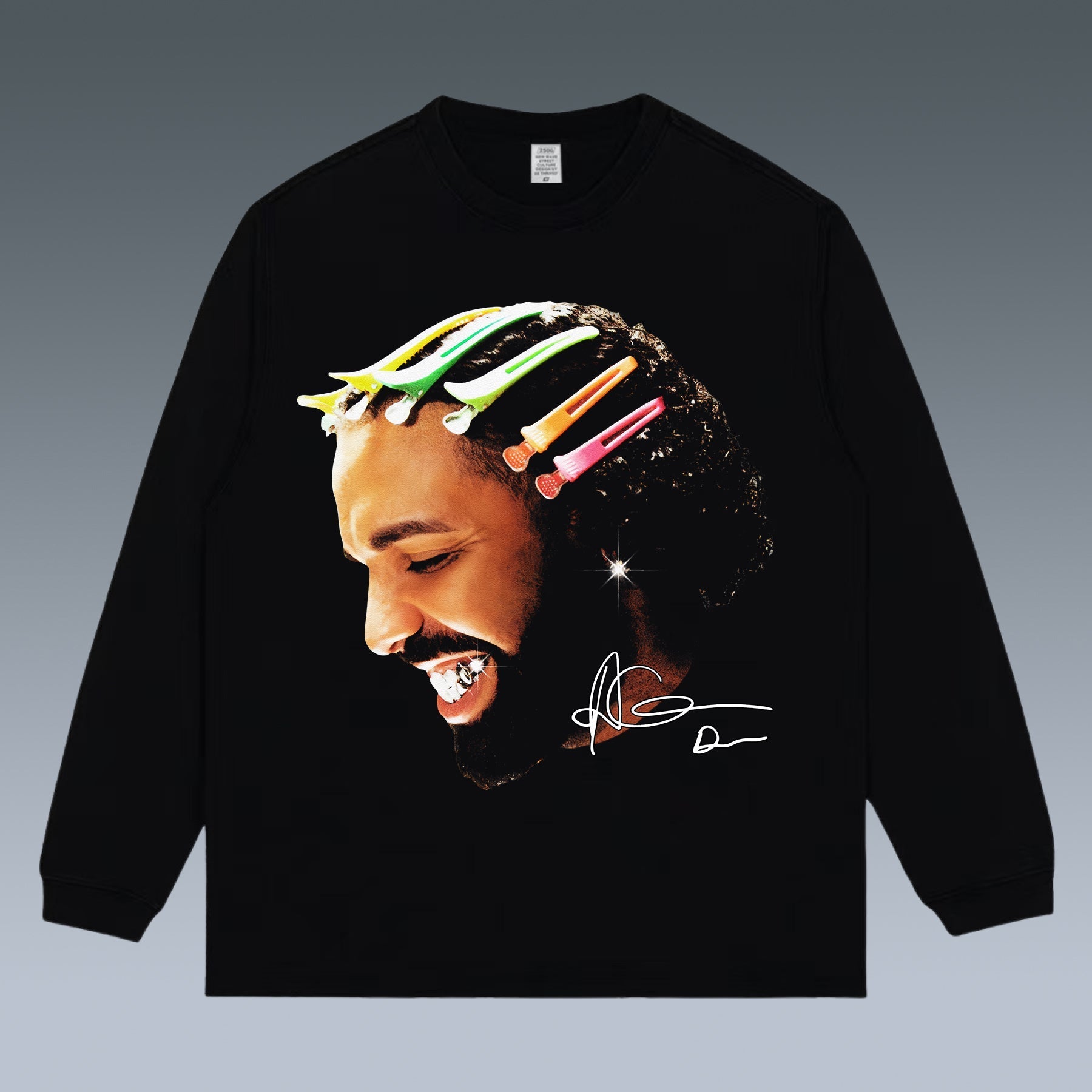 VINTAGE LONG SLEEVE TEE | DRAKE- ALL FOR THE DOGS