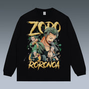 VINTAGE LONG SLEEVE TEE | RORONOA ZORO