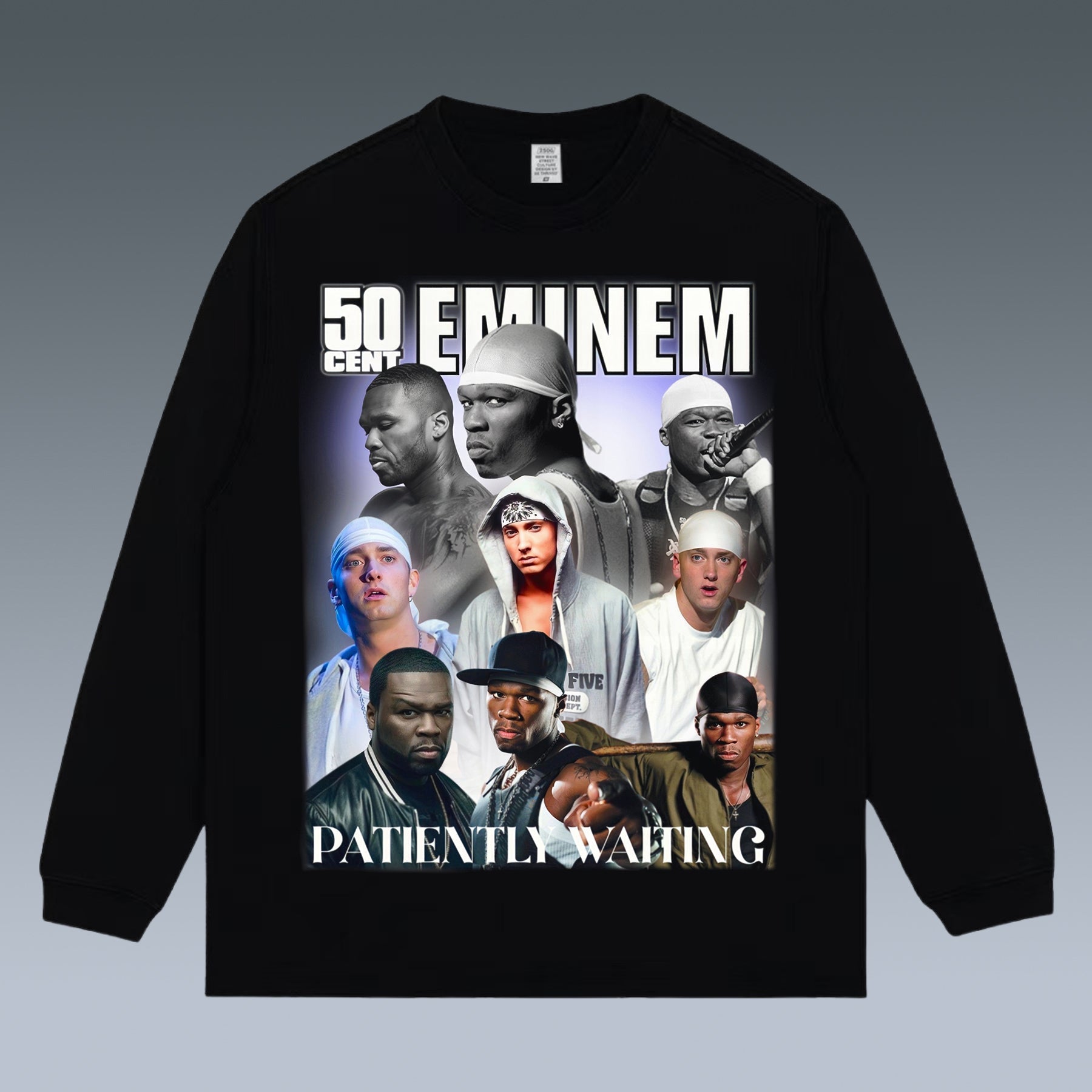 VINTAGE LONG SLEEVE TEE | 50 CENT& EMINEM