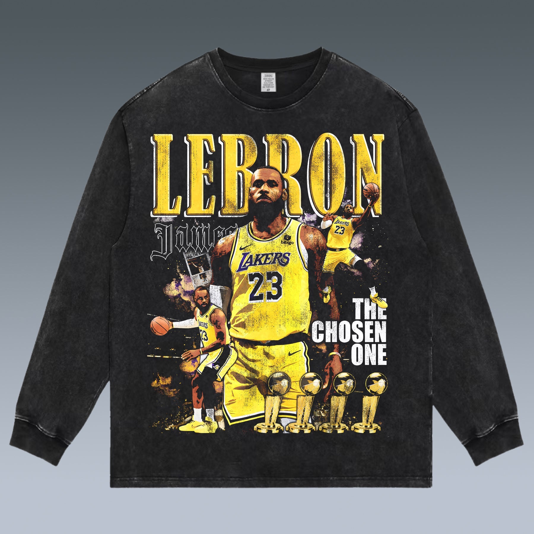 VINTAGE LONG SLEEVE TEE | LEBRON JAMES