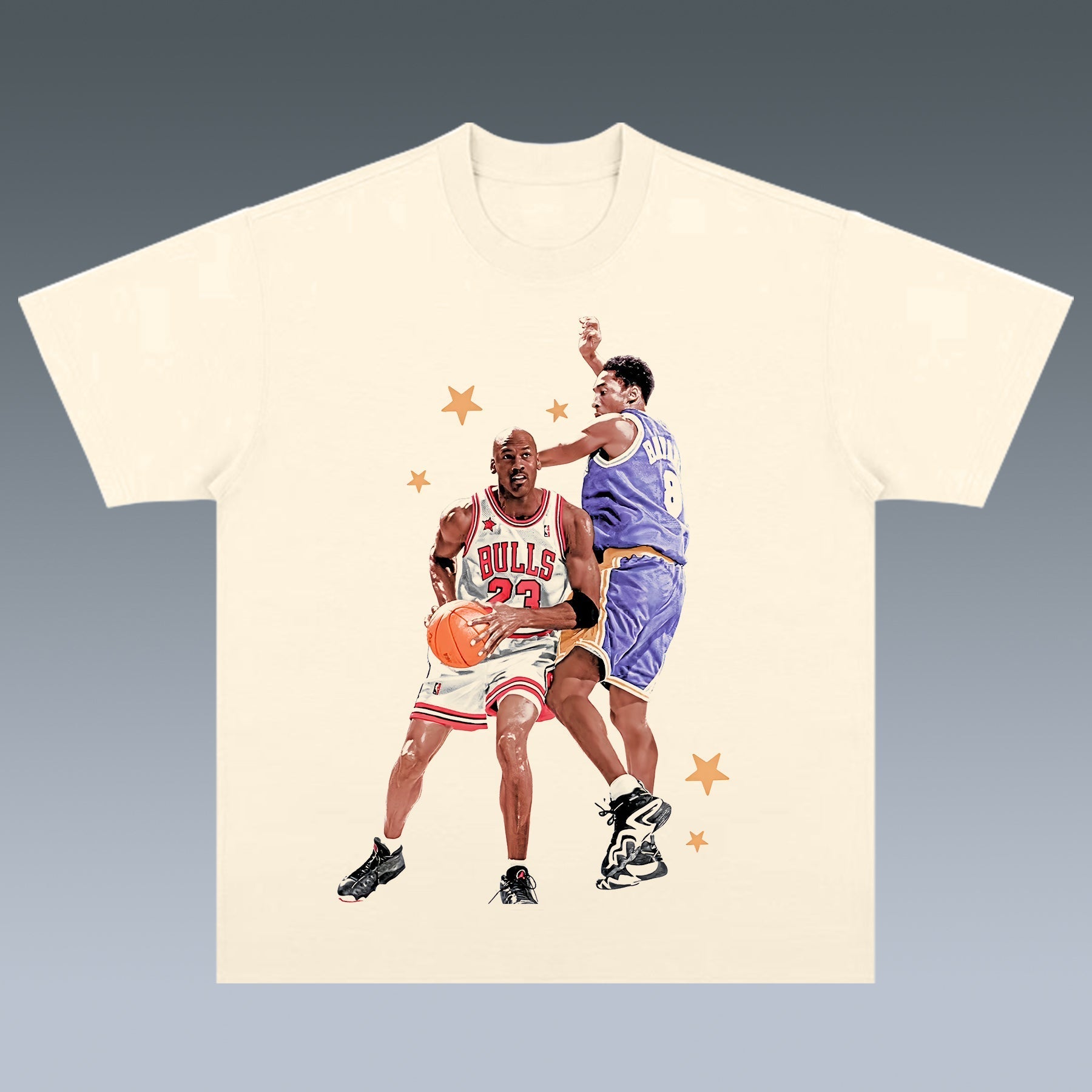 VINTAGE TEE |  KOBE& MICHAEL JORDAN