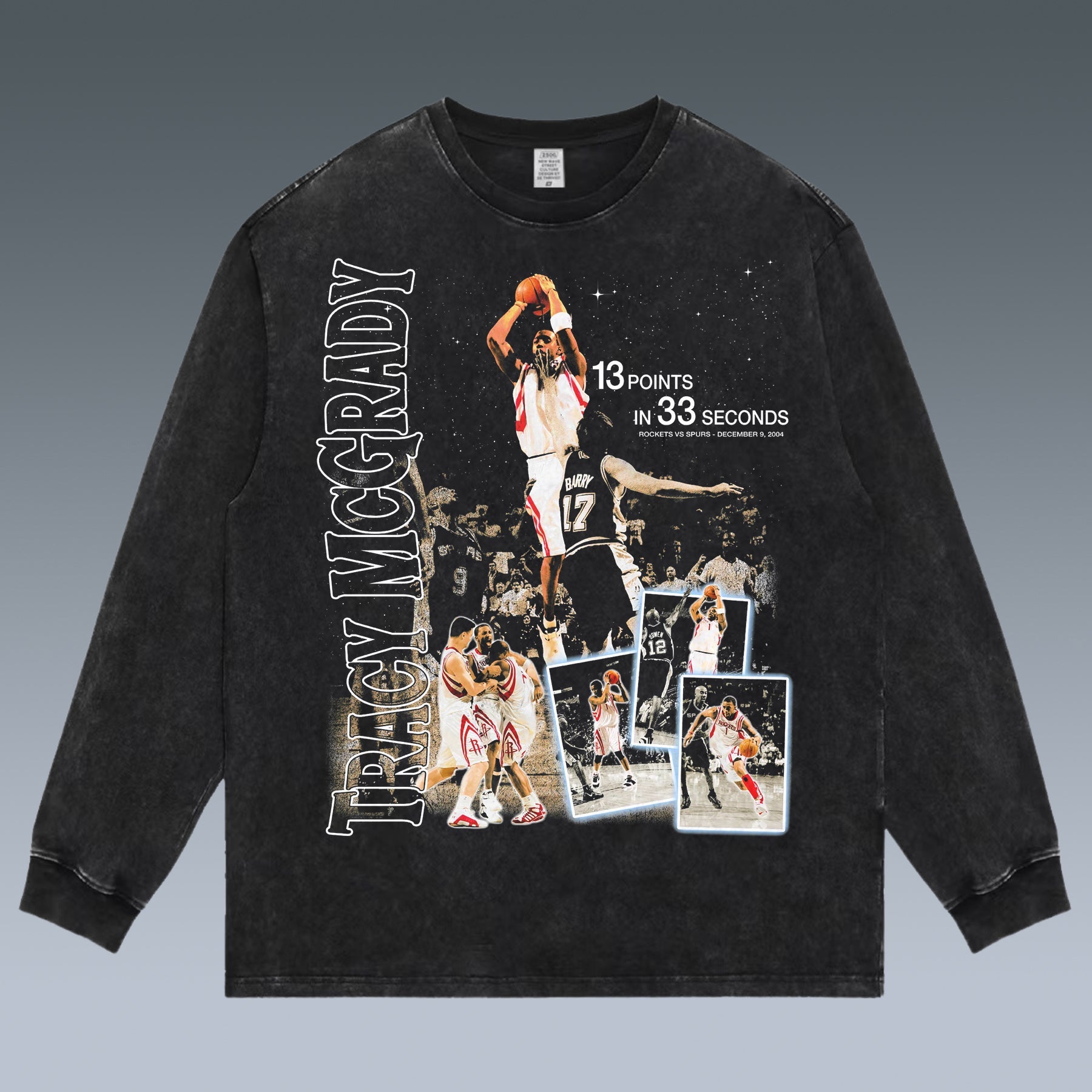 VINTAGE LONG SLEEVE TEE | TRACY MCGRADY T-MAC