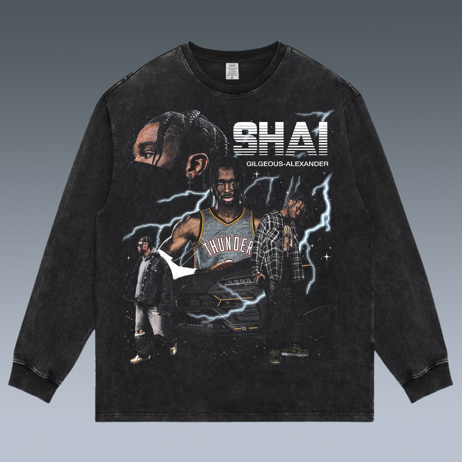 VINTAGE LONG SLEEVE TEE | SHAI GILGEOUS ALEXANDER