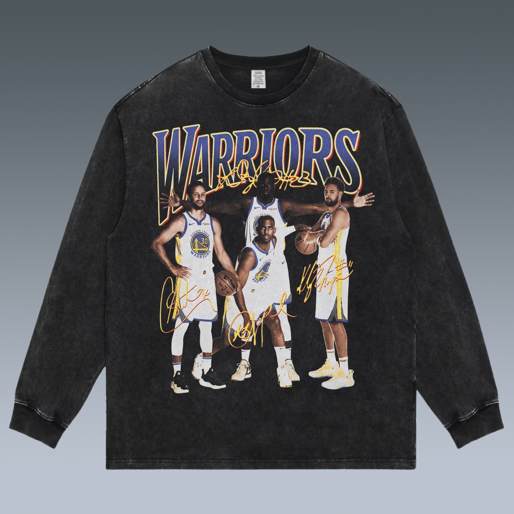 VINTAGE LONG SLEEVE TEE | WARRIORS