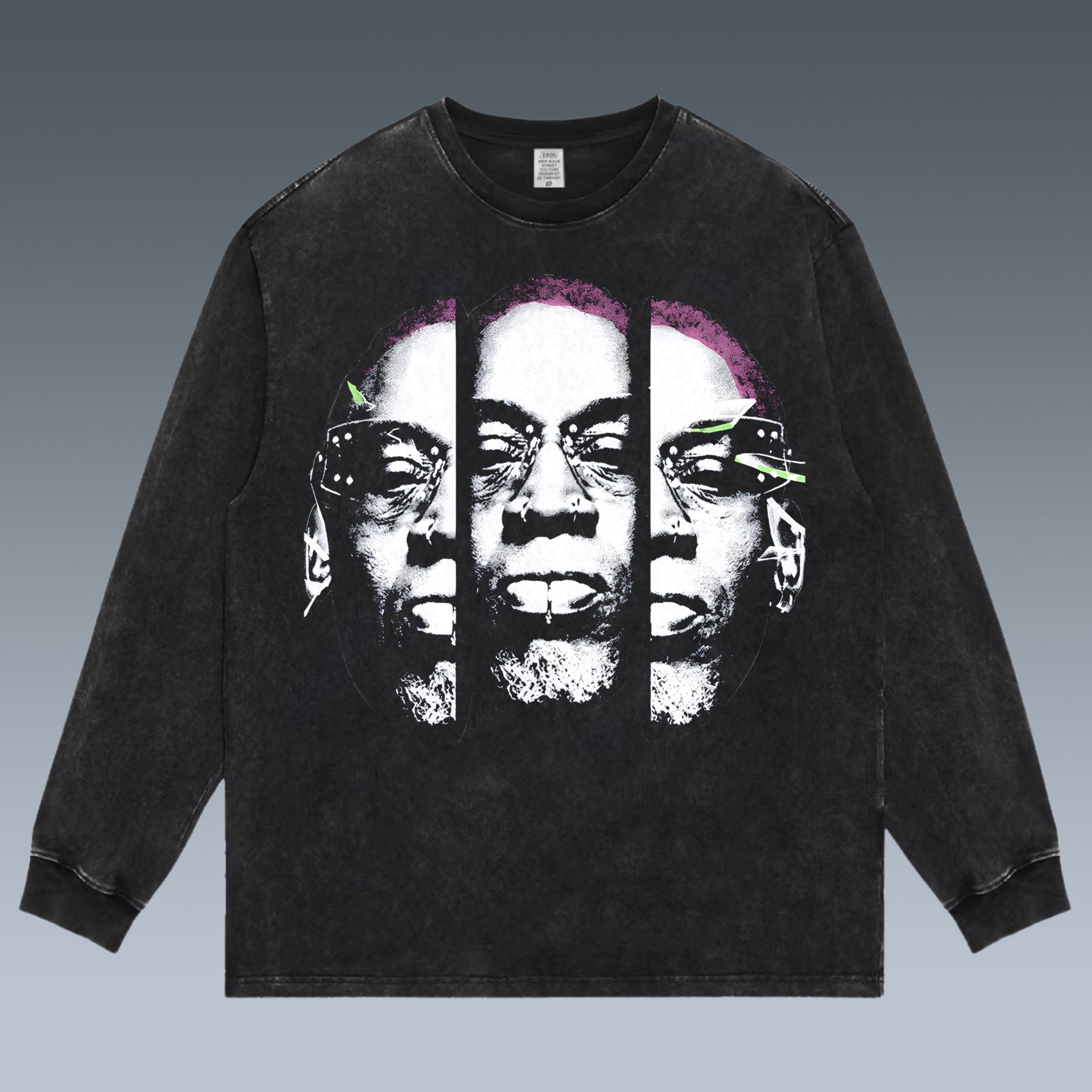 VINTAGE LONG SLEEVE TEE | DENNIS RODMAN 4.4-2